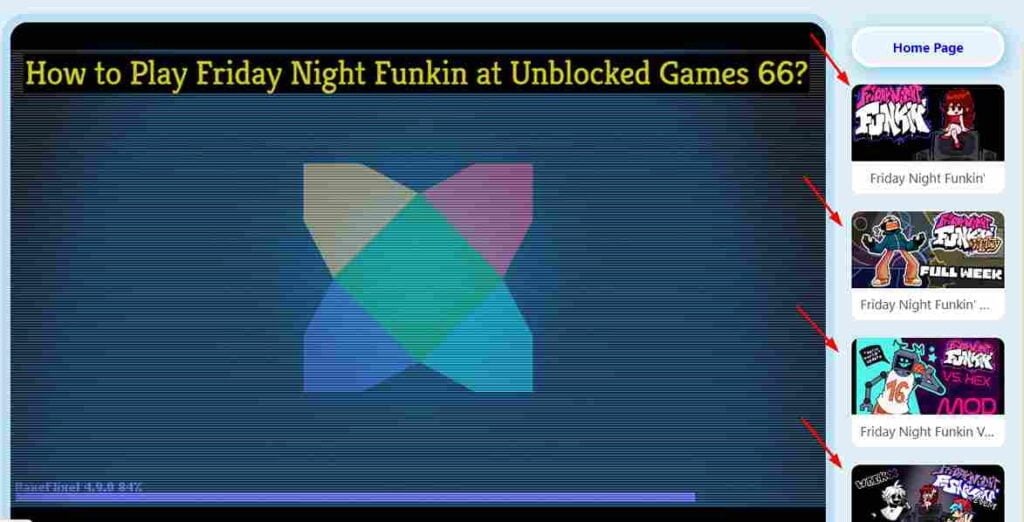 Friday Night Funkin at Unblocked Games 66