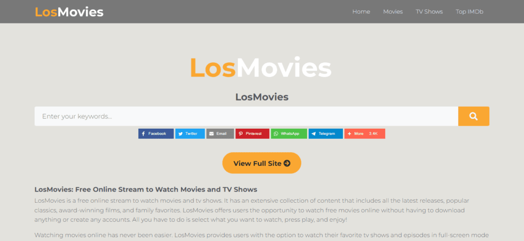 LosMovies watch-free hd hollywood movies online