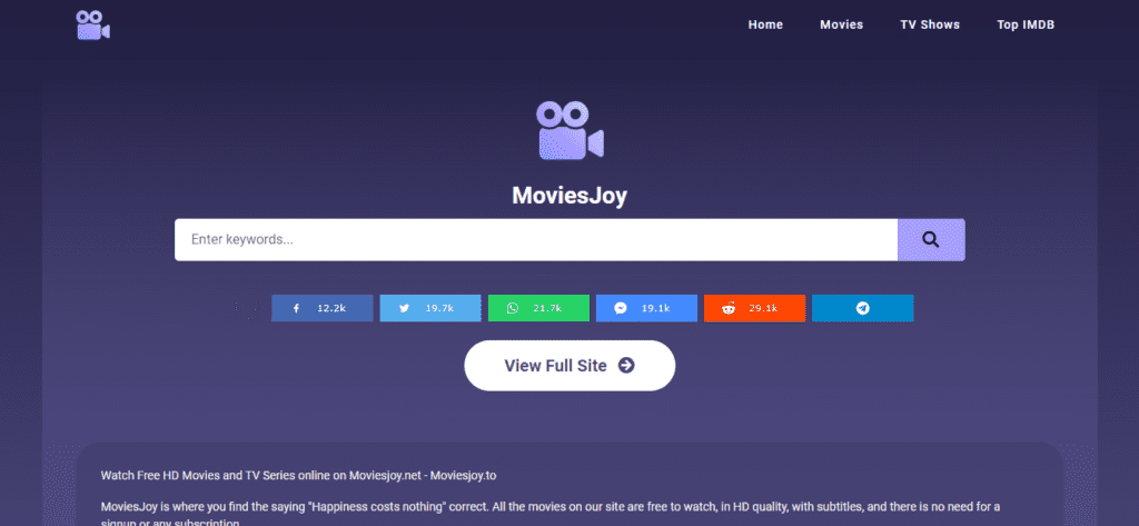 MoviesJoy Free movies streaming