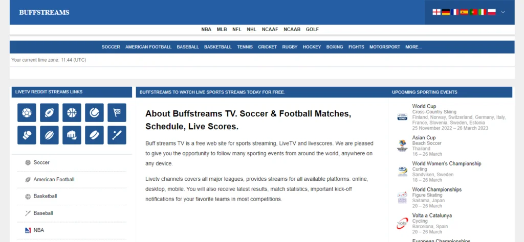 Buffstreams - NBA, NFL, Boxing, MMA, Formula 1 Live Streams